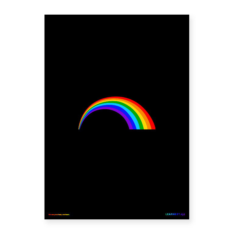 Pre-School Colourfulness – Rainbow