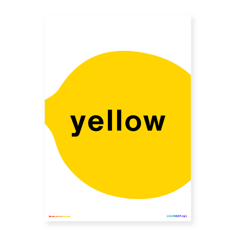 Pre-School Colourfulness – Yellow