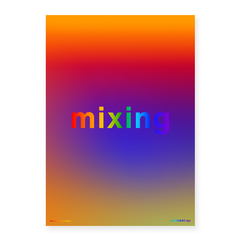 Pre-School Colourfulness – Mixing