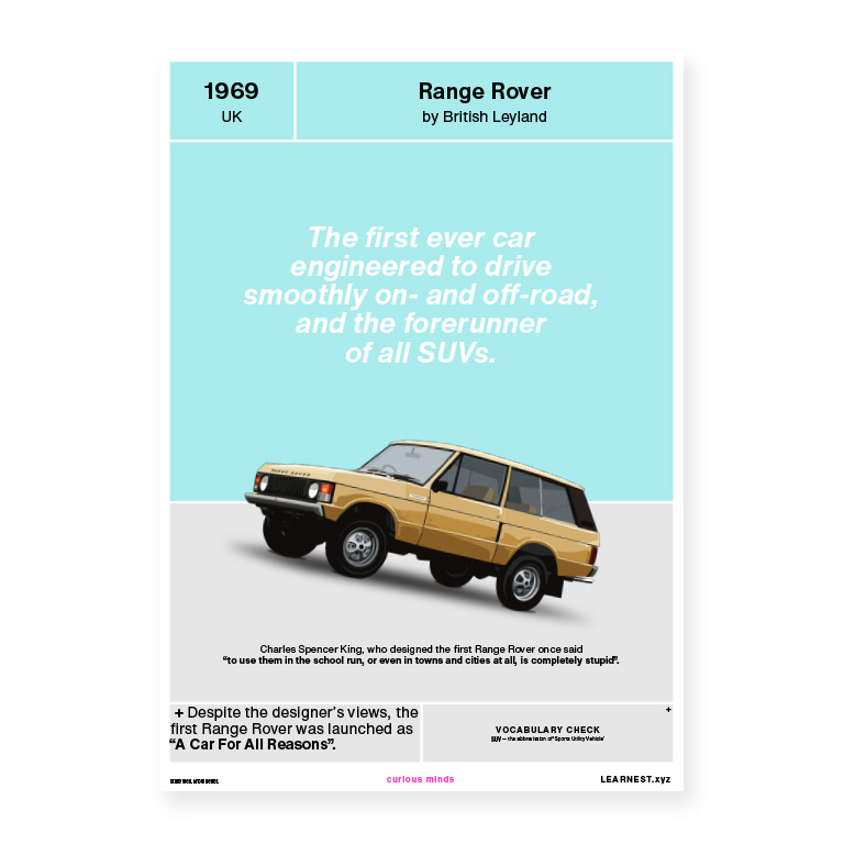 L+ Innovation study material – Range Rover by British Leyland