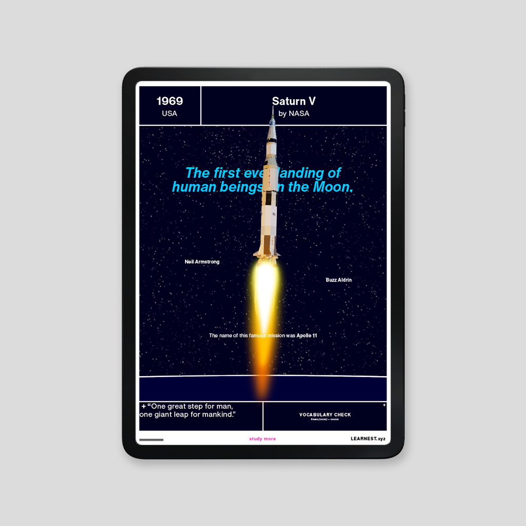 Learnest L+ Maxi Digi Book on spacecraft innovations