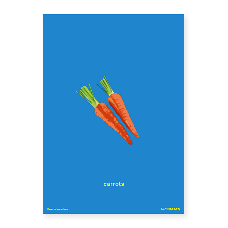 Pre-School Objects in Pairs – Carrots