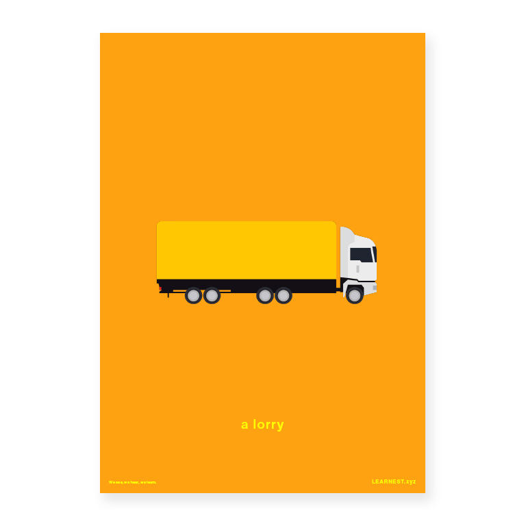 Pre-School Objects in Pairs – A lorry