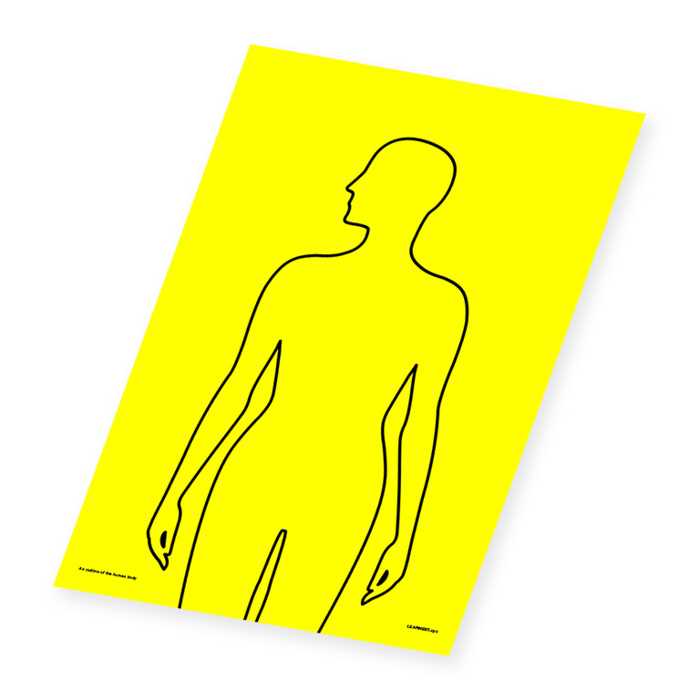 Wall Art – An Outline of The Human Body