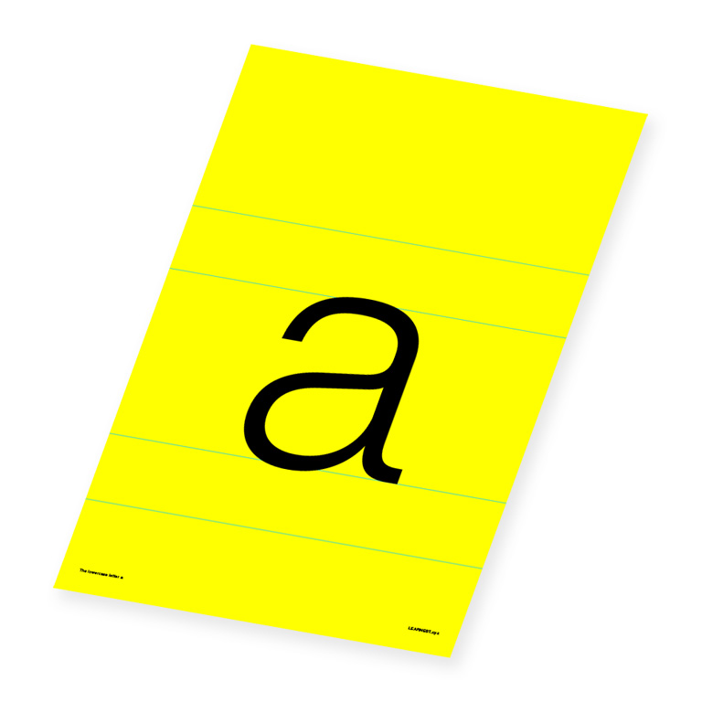 Wall Art – The Lowercase Letter 'a'