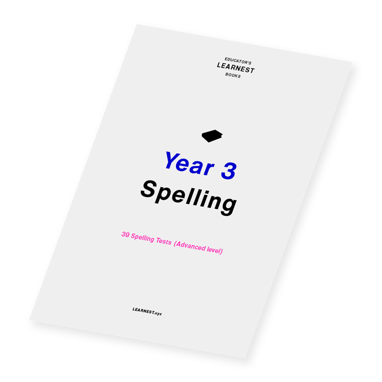 L2 Year 3 Spelling Tests (Advanced)