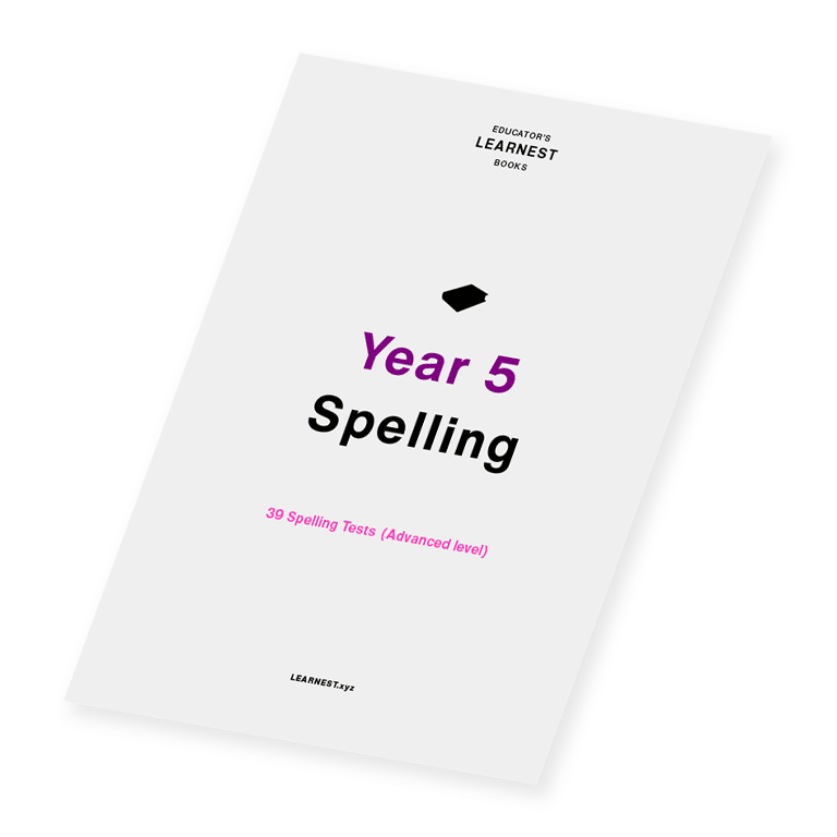 L3 Year 5 Spelling Tests (Advanced)