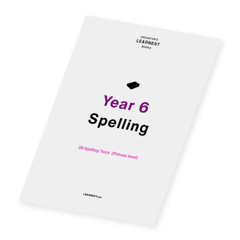 L3 Year 6 Spelling Tests (Primary)