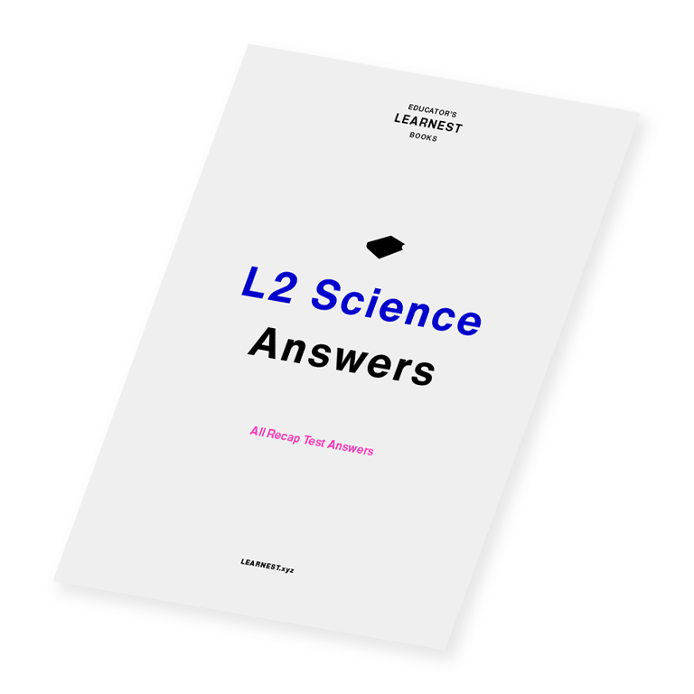 L2 Science Recap Answer Book by Learnest