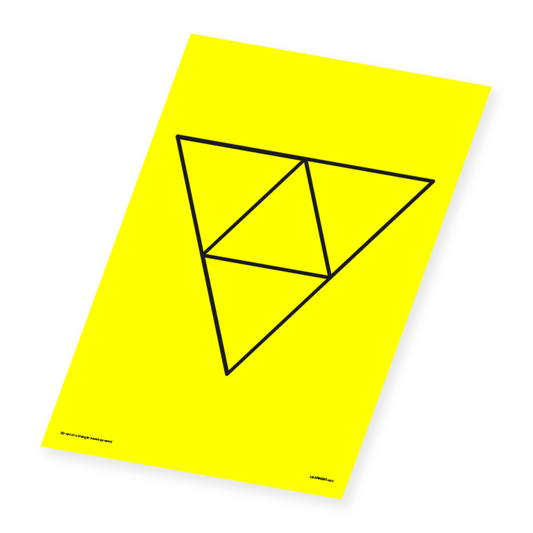 Wall Art – Triangle-based Pyramid